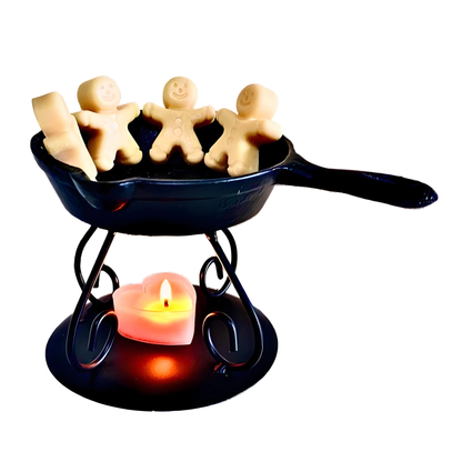 Rustic Cast Iron Skillet Fragrance Warmer