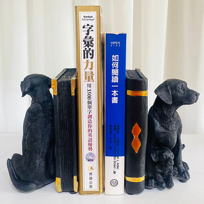 Mother's Hug" Labrador Resin Bookend Set