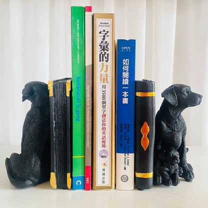 Mother's Hug" Labrador Resin Bookend Set