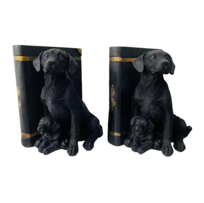 Mother's Hug" Labrador Resin Bookend Set