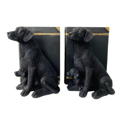 Mother's Hug" Labrador Resin Bookend Set