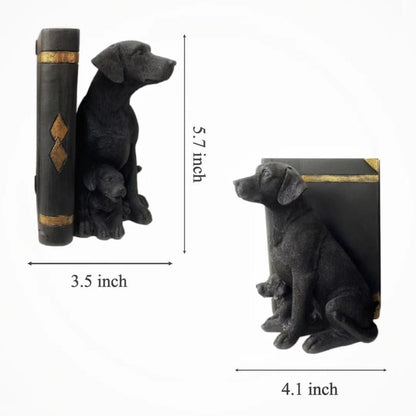Mother's Hug" Labrador Resin Bookend Set
