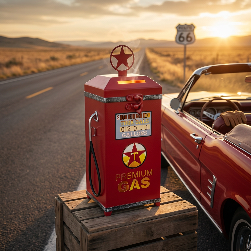 Retro Gas Pump Iron Wax Warmer